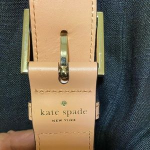 KATE SPADE tan long purse strap